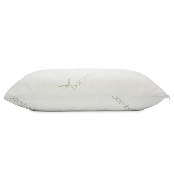 Home Sweet Home Dreams Bamboo soft Standard/Queen Memory Foam Bed Pillow - Machine Washable Cover