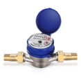 thumbnail image 1 of Single Jet Water Meter Brass Water Meter Home And Garden Use Flow Water Meter ,Accurate Measurements, 1 of 7