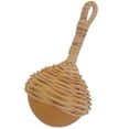 thumbnail image 1 of Single Jingle Caxixi Bottle Cap Shaker - African Woven Basket Rattle, 1 of 3