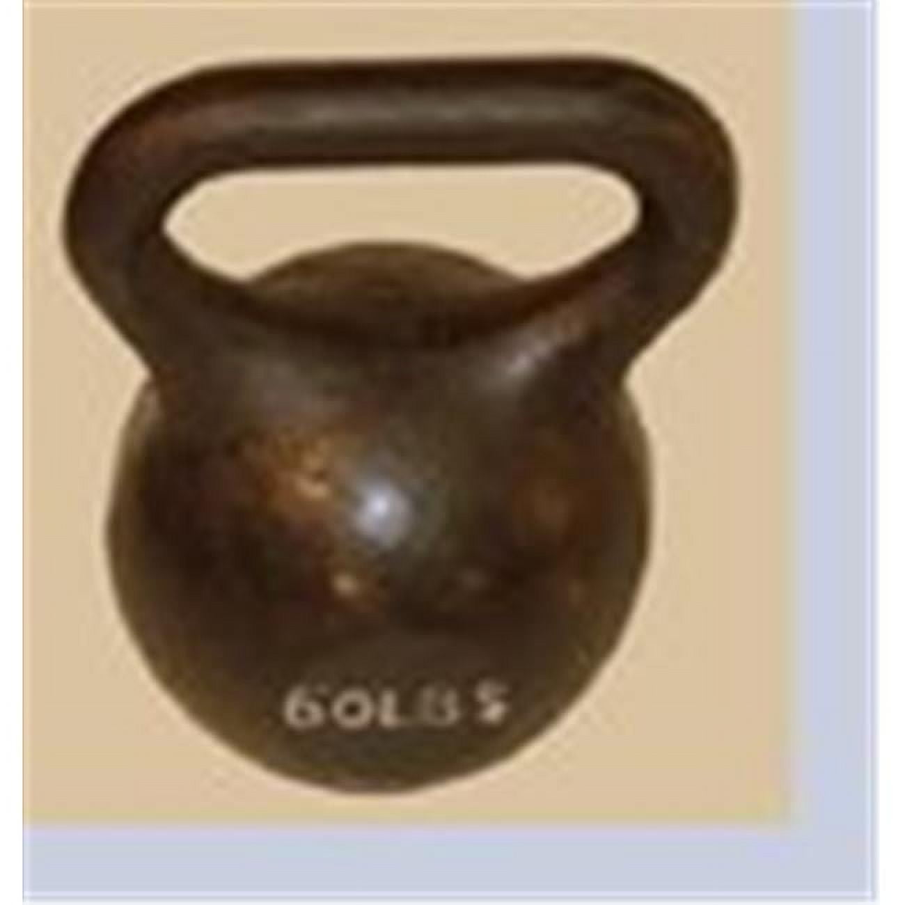 Single Kettlebell, Black - 60 lbs