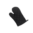 thumbnail image 1 of Single Kitchen Cooking Microwave Oven Glove Mitt Pot Pad Heat Proof Protection - Heat-Resistant, Microwave-Safe, Oven-Safe, Black - For Cooking, Baking, Microwaving, Oven Use, Pot, 1 of 3