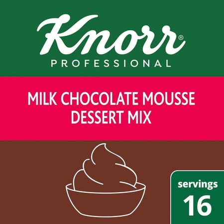 Single Knorr Professional Milk Chocolate Mousse Dessert Mix, 8.75 Ounce -- 1 each