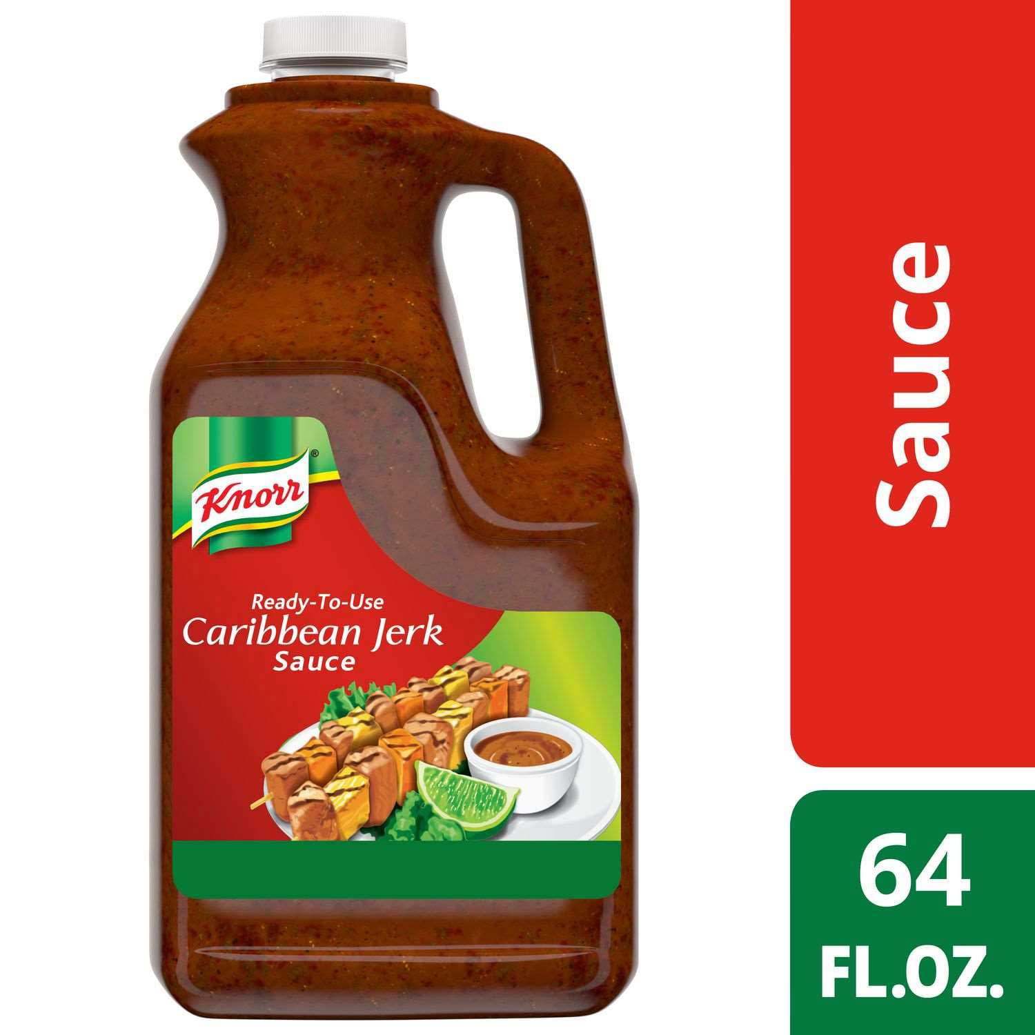 Single Knorr Professional ReadytoUse Caribbean Jerk Sauce with Papaya