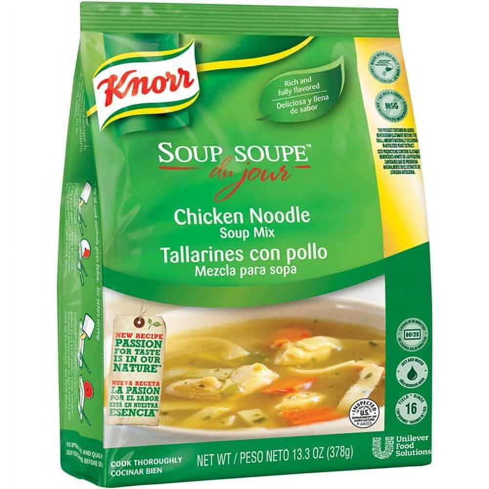 Single Knorr Professional Soup du Jour Chicken Noodle Soup Mix, 13.3