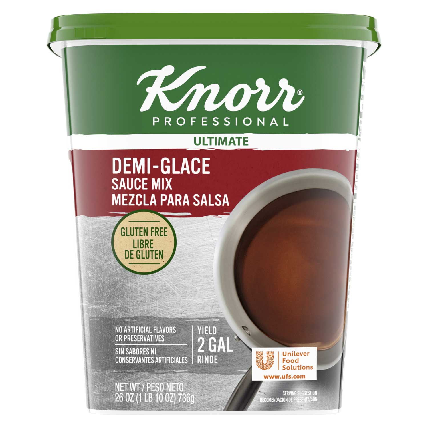 Single Knorr Professional Ultimate DemiGlace Sauce Mix, 26 Ounce