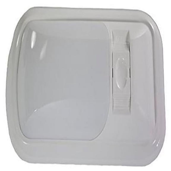 Single LED Euro Light with White Lens, Soft White