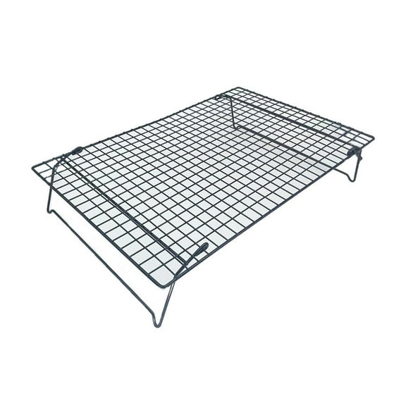 Single Layer Baking Tray High Capacity Cooling Rack for Cake Pastries Bread Pie Biscuits Space Saving Barbecue Shelf