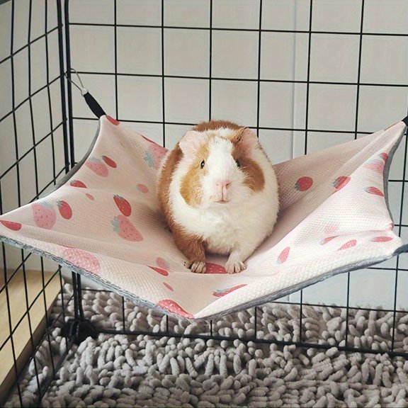 Single-Layer Breathable Pet Hammock for Squirrels, Sugar Gliders, And Guinea Pigs, Perfect for Summer