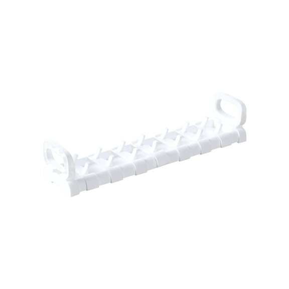 Single Layer Dish Rack Organizer for Kitchen Cabinet Storage with Removable Dividers for Plates Bowls and Lids Space Saving Design