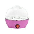 thumbnail image 1 of Single Layer Electric Egg Cooker, 7-Egg Capacity, with Auto Shut-Off Safety, for Steaming Eggs, Heating Milk, Food, Low Power, US Standard 110V Pink, 1 of 4