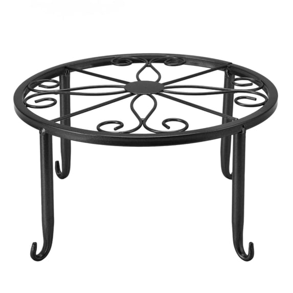 Single Layer Iron Plant Stand Floor Standing Simple Low Plant Pot Stand Balcony Living Room Flower Pot Shelf