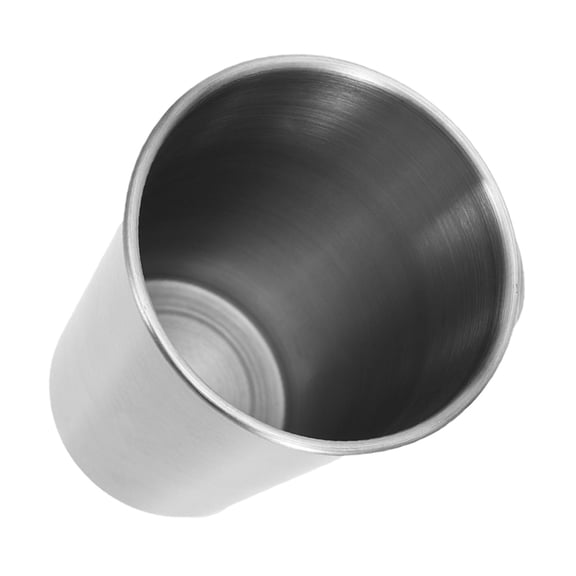 Raindrops Stainless Steel Cup for Holding Liquid Silver Color Perfect for Outdoor Picnic Camping 304 Stainless Steel