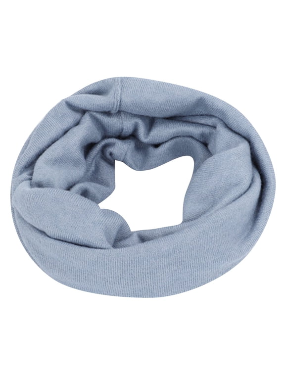 Single Layer Pure Cotton Warm Scarf, Autumn Winter Light Neck Warmer, Unisex Casual Versatile Neck Wrap, Soft Breathable Cold Resistant Neck Accessory for Outdoor Couple Fashion Warm Scarf,Blue