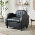 thumbnail image 1 of Single Leather Sofa, 1 of 7