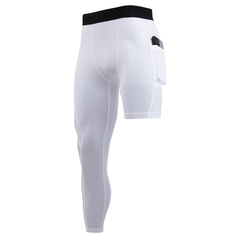 Single Leg 3 4 Compression Tights Unisex Sports Compression Pants One Leg Basketball Leg Sleeves Walmart
