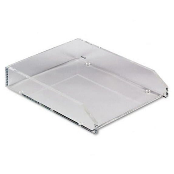 Single Letter Tray Acrylic Clear
