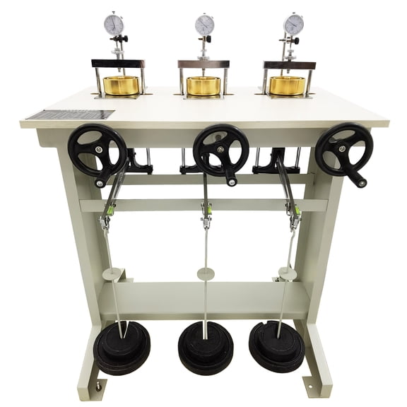 Single Lever Medium Pressure Soil Consolidation Tester Triplex Soil Compression Test Machine