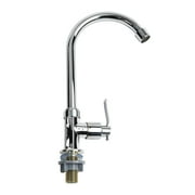 Single Lever Sink Cold Water Faucet Modern Kitchen Tap Water Saving Mono Plating Design Easy DIY Installation