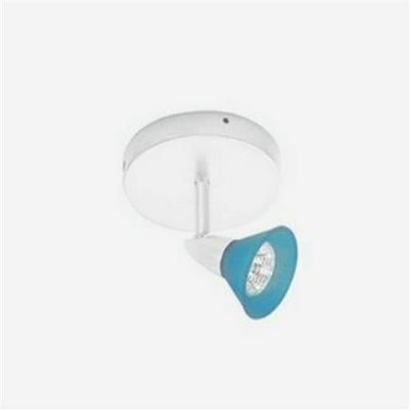 Single Light Ceiling Mount Low Voltage, Blue