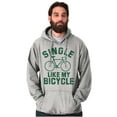 thumbnail image 1 of Single Like My Bicycle Gear Hipster Hoodie Sweatshirt Women Men Brisco Brands S, 1 of 6