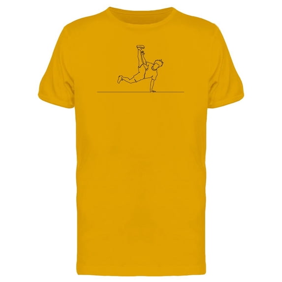 Single Line Dancer Break Dance Tee Men's -Image by Shutterstock