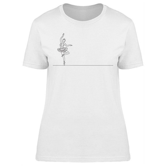 Single Line Opera Dance T-Shirt Women -Image by Shutterstock, Female 3X-Large
