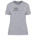 thumbnail image 1 of Single Line Pair Of Skates T-Shirt Women -Image by Shutterstock, Female XX-Large, 1 of 2
