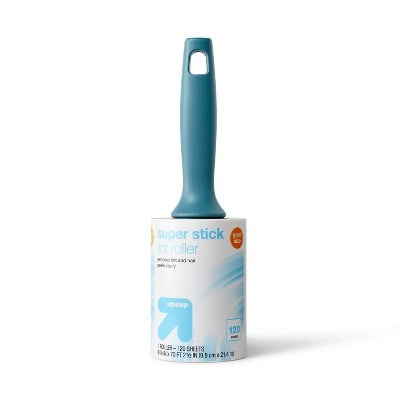Single Lint Roller - up&up: Detachable Lint Catcher, Multipurpose, Iron and Steamer Accessory, White