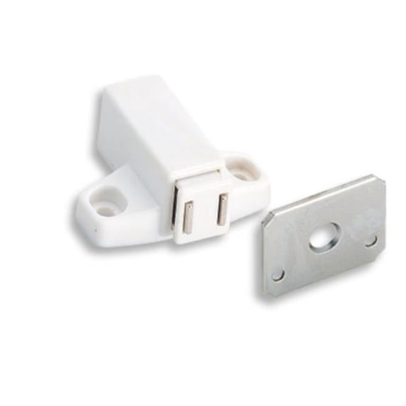 Single Magnetic Touch Latch - White