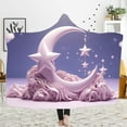 Single Mantle Blanket Starry Hooded Shawl Lazy Cozy Warm 1Pc Beach Rich