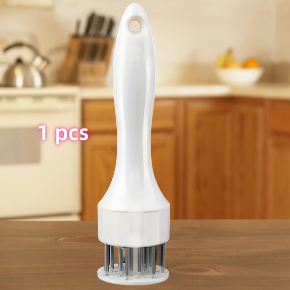 Single Meat Tenderizer, Culinary Meat Mallet, Made of Stainless Steel - Ideal for Beef, Turkey, Steak, And Pork - Kitchen Tools & Additions - an Excellent Gift for Cooking Lovers And Students