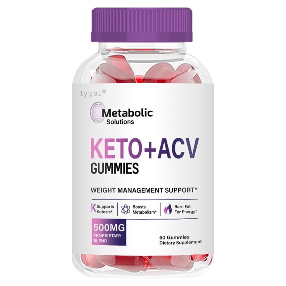 Metabolic Solutions Keto + ACV Gummies Appetite Loss Booster, Weight