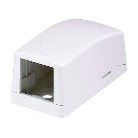 Single Mini-Com 1-Port Lp Surface Mount Box