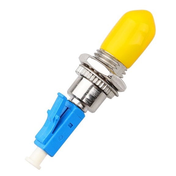 Single Mode Fiber Optic Adapter LC Male to ST Female Hybrid Fiber Optic Adapter Simplex Single Mode Fiber Optical Coupler Internet Connector