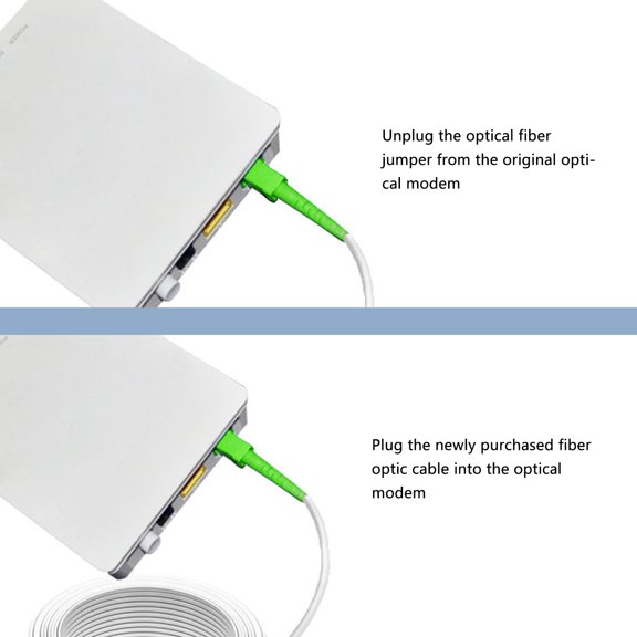 Single Mode Fiber Optic Patch Cable W/ Flange, Reliable Connection For Telecommunication Systems