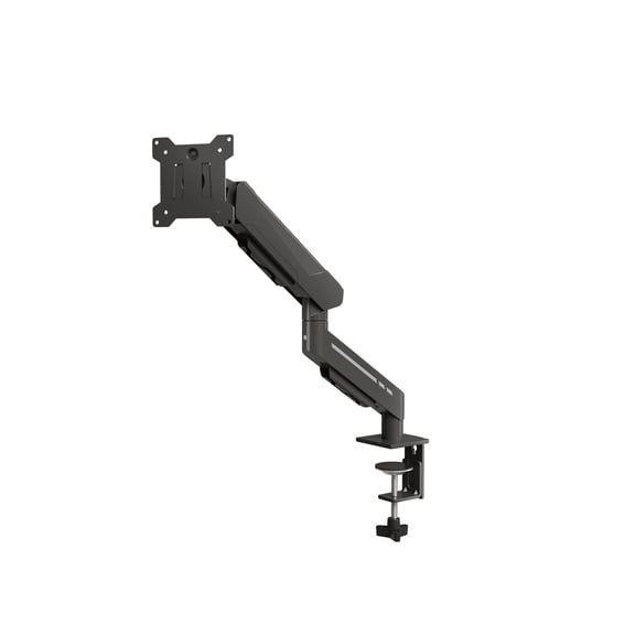 Single Monitor Arm, Fully Adjustable Monitor Mount for 1732 Inch Screens, Fast Install Computer Monitor Stand with Tool-Free VESA Mount, Cable Management, Holds 19.8 lbs, Black