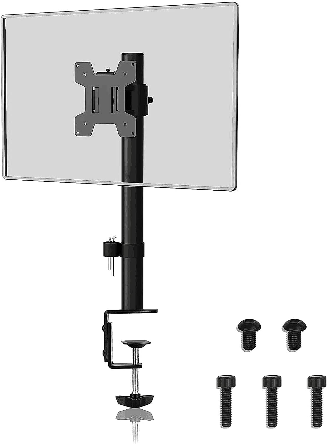 Single Monitor Mount, Adjustable Monitor Arm Desk Mount Stand for 1 ...