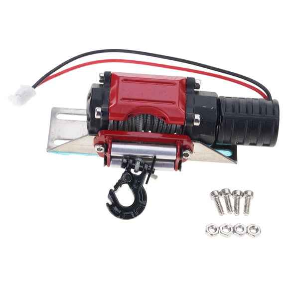 Single Motor Simulated Winch Electric Self-rescue Automatic Simulated Winch for SCX10 90046 Gen8 1/10 Car