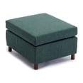 thumbnail image 1 of Single Movable Ottoman for Modular Sectional Sofa Couch Without Storage Function, Ottoman Cushion Covers Non-removable and Non-Washable,Green, 1 of 1