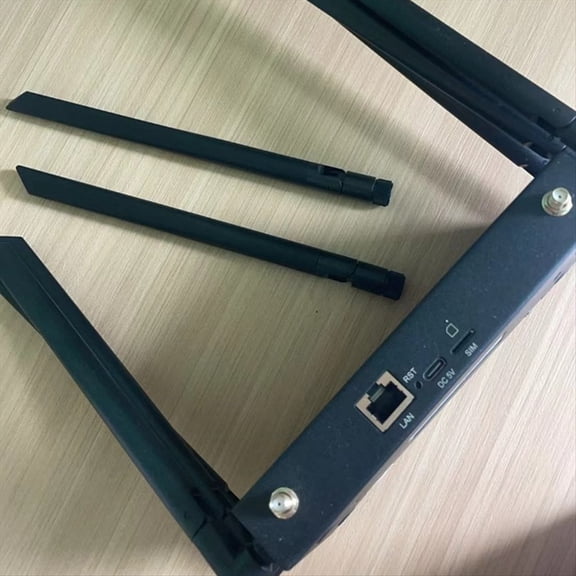 Single Network Port Router Wireless WI-FI6 Router 4G Wireless Network Repeater MICRO-SIM Slot US Plug