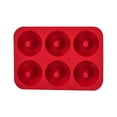 thumbnail image 1 of Single Non-Stick Silicone Donut Baking Pan, Dishwasher Safe Ring Mold for Oven Homemade Breakfast Pastry Prep, 1 of 2