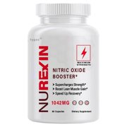 (Single) NuRexin, Nurexin Nitric Oxide Booster - 60 Capsules Per Bottle