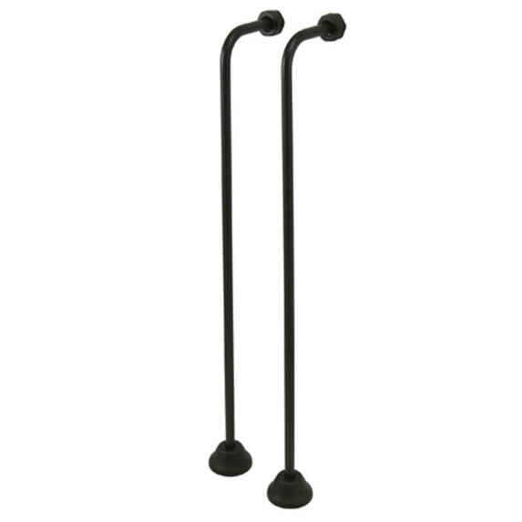 Single Offset Water Supply Line - Oil Rubbed Bronze Finish - Sold In Pairs