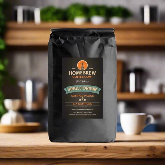 Single Origin (Sample Pack) coffees, Six, 2 ounce packs