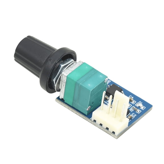 Single Output 12V 4Pin Fan Speed Regulator Low Power Fan Speed Controller for PC Cooling Featuring Rotary Knob