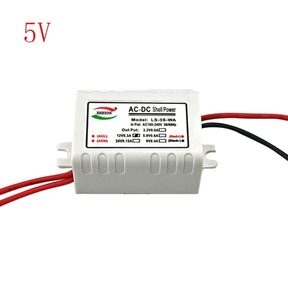 Single Output Switching Power Supply Module,AC to DC Converter Step-Down Power Supply Module AC100-264V to DC 5V 9V 12V 24V Mini Buck Convert AC-DC Regulator Power Module