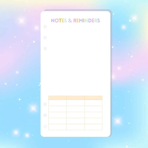 Single Page Saving Challenges  Trackers Inserts - A6