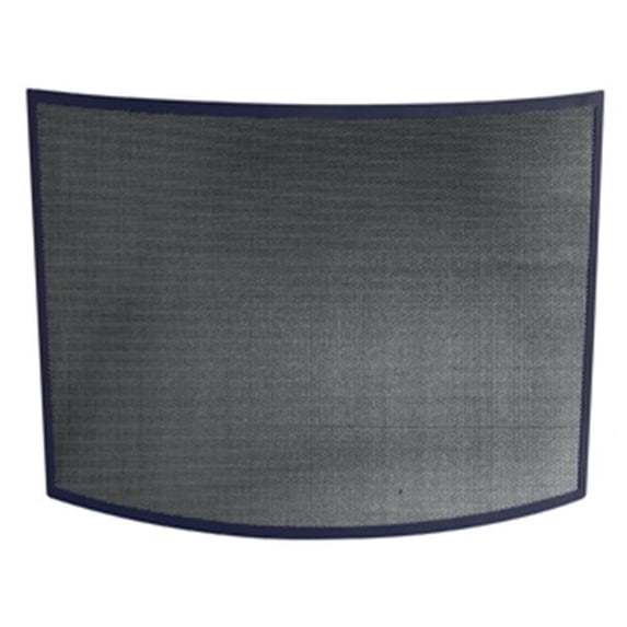 Single Panel Curved Bronze Wrought Iron Screen