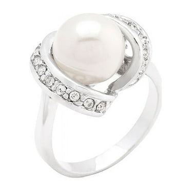 Single Pearl Cocktail Ring